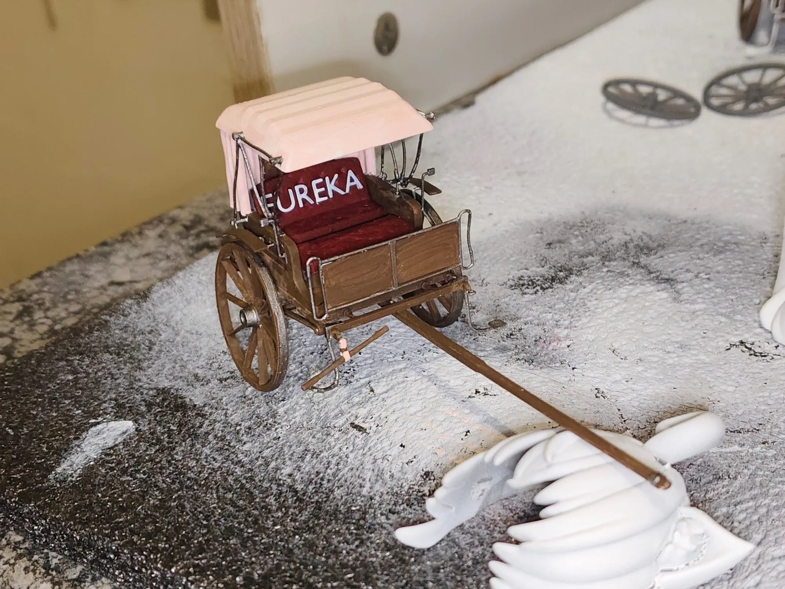 The Cape cart on the painting bench